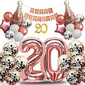 Набір повітряних куль на 20-річчя GALAXY ZESTAW_Rrushe_20