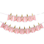 З днем народження гірлянда на день народження єдинорога GALAXY NO. 0065