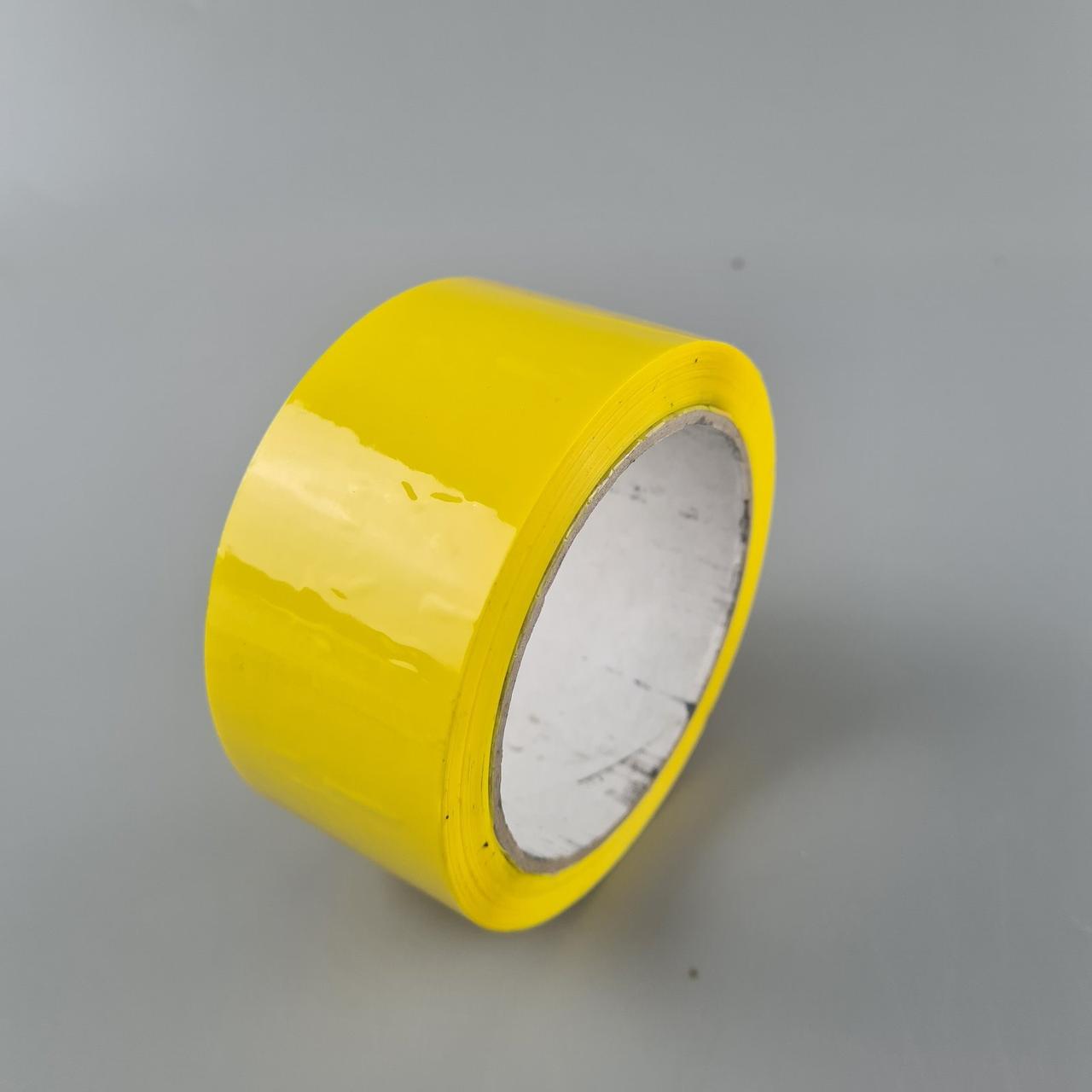 Скотч 45 мм/80м/38мк Жовтий "Супер Торба"(10,4/1,04) (6 шт), фото 1