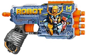 Пістолет механічний чотириствольний з м'якими кулями №BH141