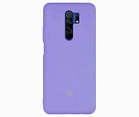 Чохол силіконовий Premium для Xiaomi Redmi 9 протиударний з мікрофіброю всередині ліловий