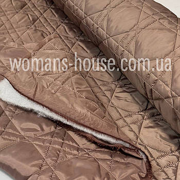 Плащівка стьобана двостороння матова Тропа Dior Наповнювач мікропух 100 гм щільність Моко