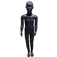 Дитячий чорний манекен на повний зріст "Шкільник"