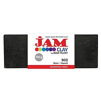 Полімерна глина "Jam Clay" ( 100 грам)  Чорна, арт 50100902 Rosa
