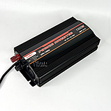 Інвертор перетворювач напруги 12В-220В UKC 1300 Вт з модифікованою синусоїдою, автоматичною зарядкою та USB, AAS-130-Black, фото 3