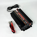 Інвертор перетворювач напруги 12В-220В UKC 1300 Вт з модифікованою синусоїдою, автоматичною зарядкою та USB, AAS-130-Black, фото 2