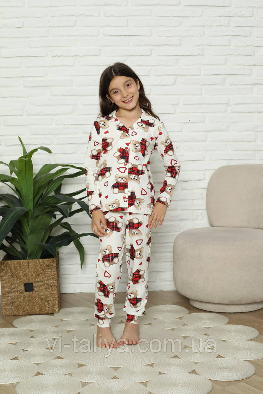 Піжама  для дівчаток  Ведмедики Nicoletta 85442, фото 1