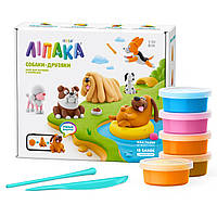 Меганабір пластиліну, що самостійно твердіє, ЛІПАКА – СОБАКИ-ДРУЗЯКИ