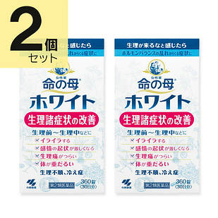 Kobayashi Inochi No Haha White, Мати Життя біла, гормональний баланс, від 20 років, 360 таблеток х 2 упаковки