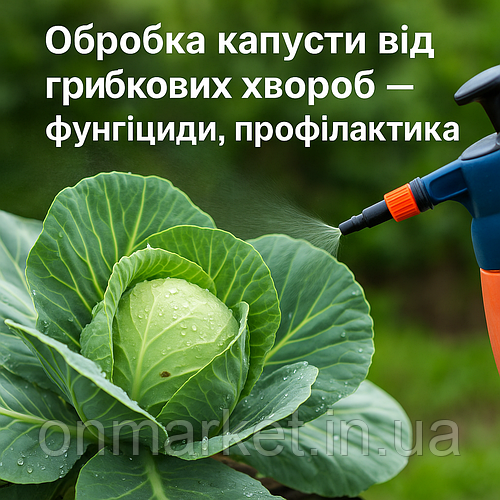 🥬 Обробка капусти від грибкових хвороб — профілактика і захист