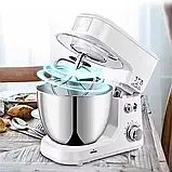 Планетарний тістоміс Rainberg 3200Вт Тістоміс 5л чаша Настільний кухонний міксер К2, фото 2