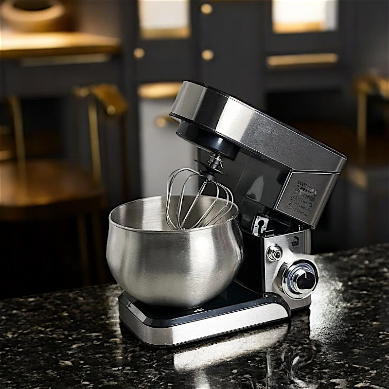Настільний тістоміс Zepline 3500Вт Продуктивний тістоміс з 6 режимами Планетарний тістоміс з великою чашою К2, фото 1