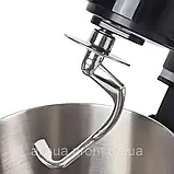 Настільний тістоміс Zepline 3500Вт Продуктивний тістоміс з 6 режимами Планетарний тістоміс з великою чашою К2, фото 10