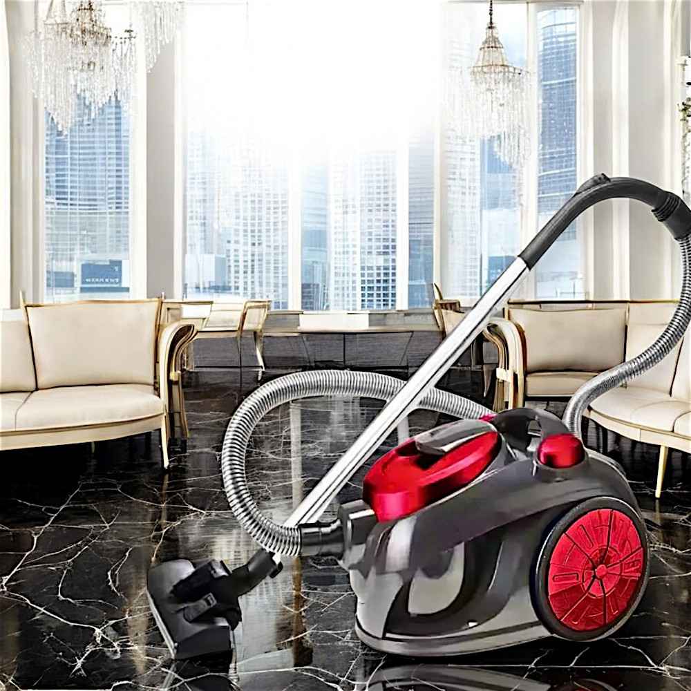 Потужний пилосос Rainberg 4200Вт Компактний контейнерний пилосос Пилосос з турбощіткою К2, фото 1