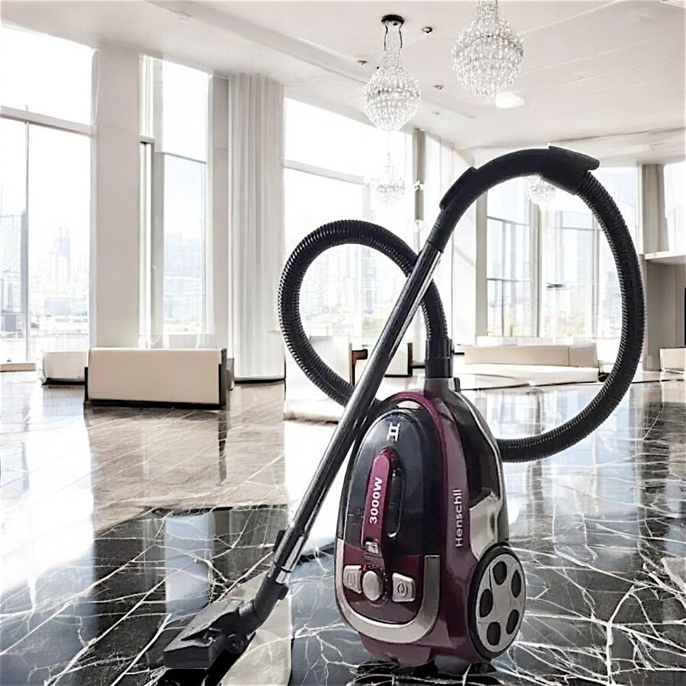 Потужний контейнерний пилосос Henschll 3000Вт Безмішковий пилосос для дому Пилосос з регулятором потужності К2, фото 1