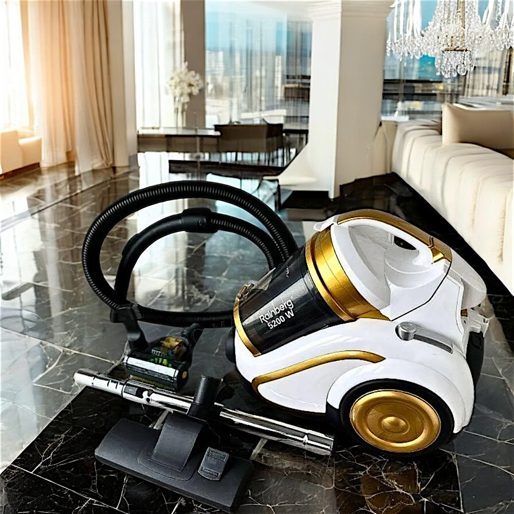 Пилосос з контейнером 5л Rainberg Потужний пилосос 5200Вт Пилосос для ефективного прибирання К2, фото 1