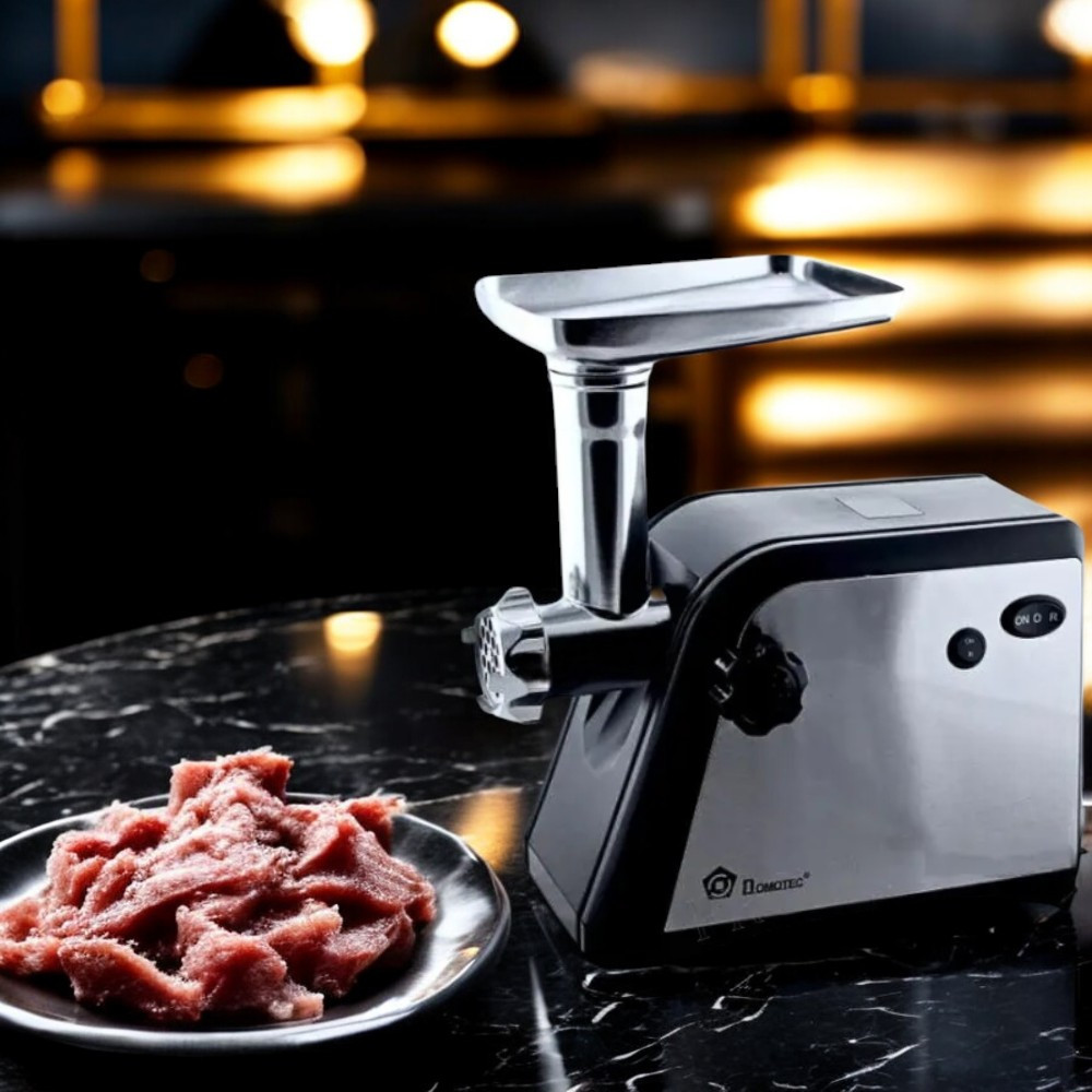 Кухонна м'ясорубка Domotec 2600Вт М'ясорубка 5в1 Електром'ясорубка з шинковкою та реверсом К2, фото 1