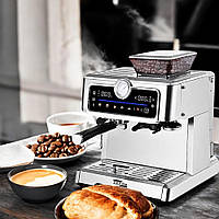 Кавоварка Zepline 3000Вт для лате Кавоварка з тиском 20бар Кавомашина з кавомолкою Кавомашина К2