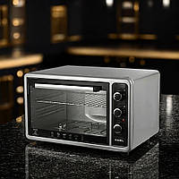 Електродуховка Asel 40л Електропіч з таймером Міні піч компактна Потужна електропіч 1300Вт К2