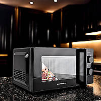 Микрохвильовка Grunhelm 700Вт Мікрохвильова піч з 6 рівнями потужності Механічна мікрохвильовка 20л К2