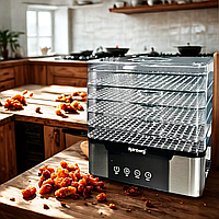 Потужна електросушарка Rainberg 1000Вт Дегідратор з регулюванням температури Сушка на 5 рівнів К2