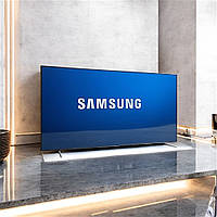 Безрамочний телевізор Samsung 42 дюйма Smart TV 4K UHD DVB-T2 DVB-C Android 14 Голосове управління Bluetooth