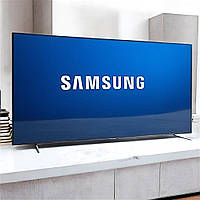 Телевізор смарт 55 дюймів Samsung DVB-T2 DVB-C Android 14 Bluetooth Голосове управління Телевізор 4K UltraHD