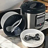 Мультиварка Crownberg 42 програми К2 Пароварка з нержавіючої сталі 1000Вт Електрична рисоварка 5 л, фото 4