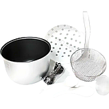 Мультиварка Crownberg 42 програми К2 Пароварка з нержавіючої сталі 1000Вт Електрична рисоварка 5 л, фото 9