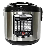 Мультиварка Crownberg 42 програми К2 Пароварка з нержавіючої сталі 1000Вт Електрична рисоварка 5 л, фото 10