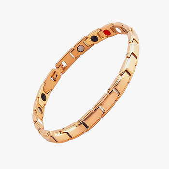 Магнітний браслет для здоров'я Type D3 19 см рожевий