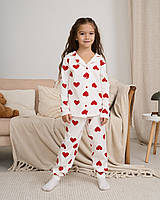 Піжама  для дівчаток  Сердечки Nicoletta 95245