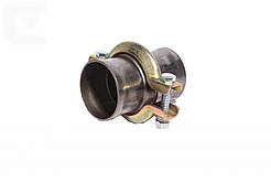 З'єднання глушника d=55 Газель,Волга,iномарка компл. (хомут 1шт+фланець 2шт) (вир-во Україна)