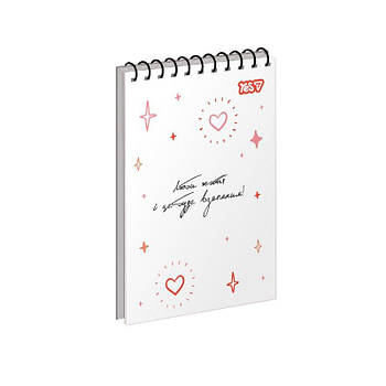 Зошит для записів Yes А6/80 од. спіраль "Гарний настрій" 152287 G-Rich