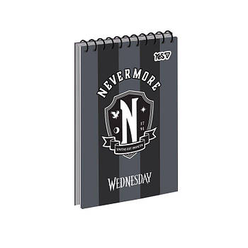 Зошит для записів Yes А6/80 од. спіраль "Wednesday" 152297 G-Rich