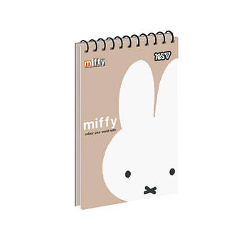 Зошит для записів Yes А6/80 у клітинку на спіралі "Miffy" 152273 G-Rich