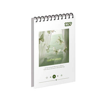 Зошит для записів Yes А6/80 у клітинку на спіралі "Escape with me" 152306 G-Rich