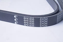Ремiнь 6PK1635 привода генератора Газель дв.560 Steyr з ГУР (полiклiновий) (вир-во BGA)