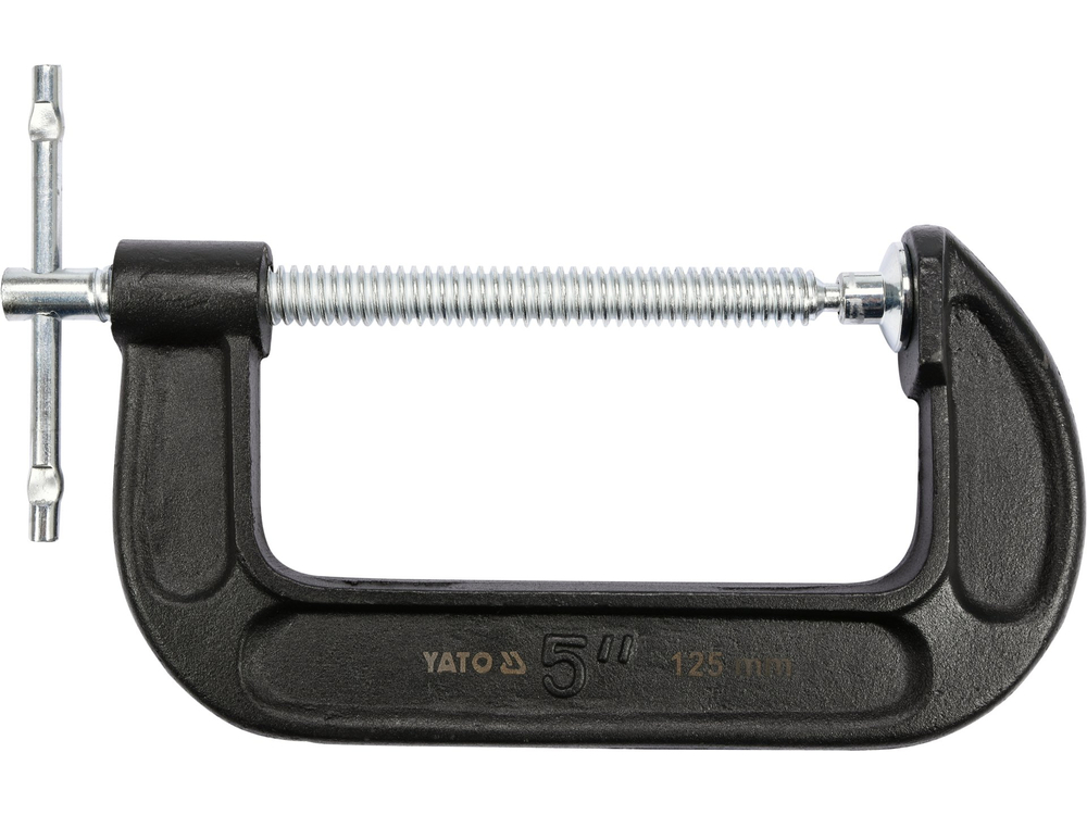 Гвинтовий затискач типу G 5" YATO YT-64254, фото 1