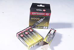 Свiча запалювання Газель,Волга,УАЗ дв.405,406,409,ВАЗ (компл.4шт) пiд ключ 21мм (вир-во BRISK,Чехiя)