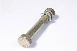 Болт ресори Газель,Соболь у зборi (болт 1шт+гайка 1шт+гровер 1шт) М16х1,5х120 (тверд. 8,8) (покупн. UKR)