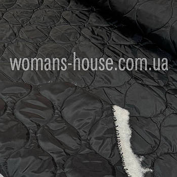 Плащовка стьобана 2-стороння Матова Тропа Zara пісочний годинник Чорний