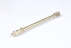 Подовжувач вентиля пiдкачування колеса Газель L=11.5см у зборi (латунь) (вир-во NPS)