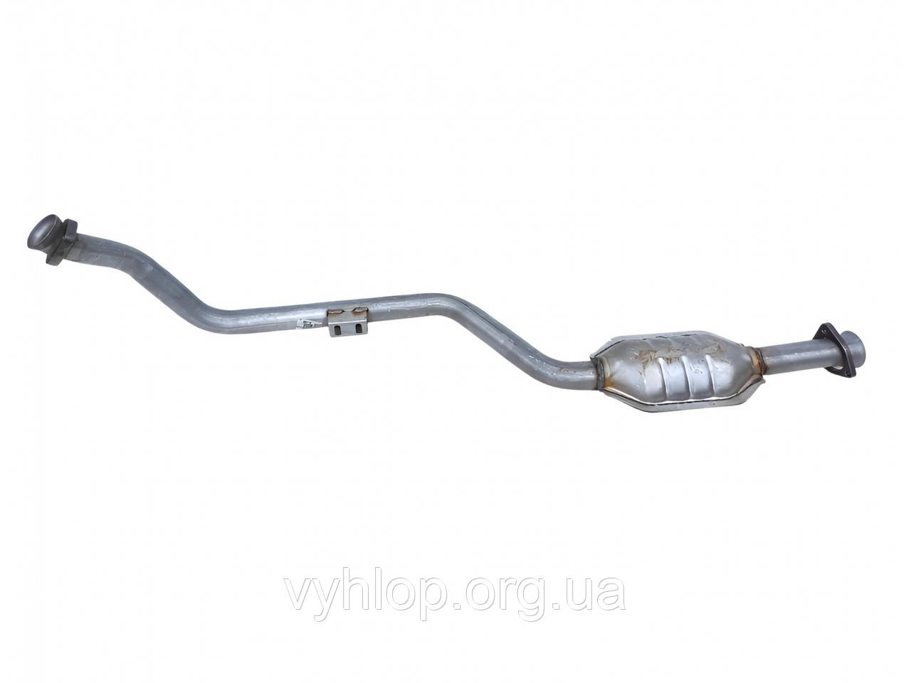 Труба приймальна Опель Сигнум (Opel Signum) 1.8 03-08 (17.74) Polmostrow алюминизированный