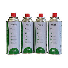 Комплект картриджів газових Tribe цанговий 220 г 4 шт T-HF-0011