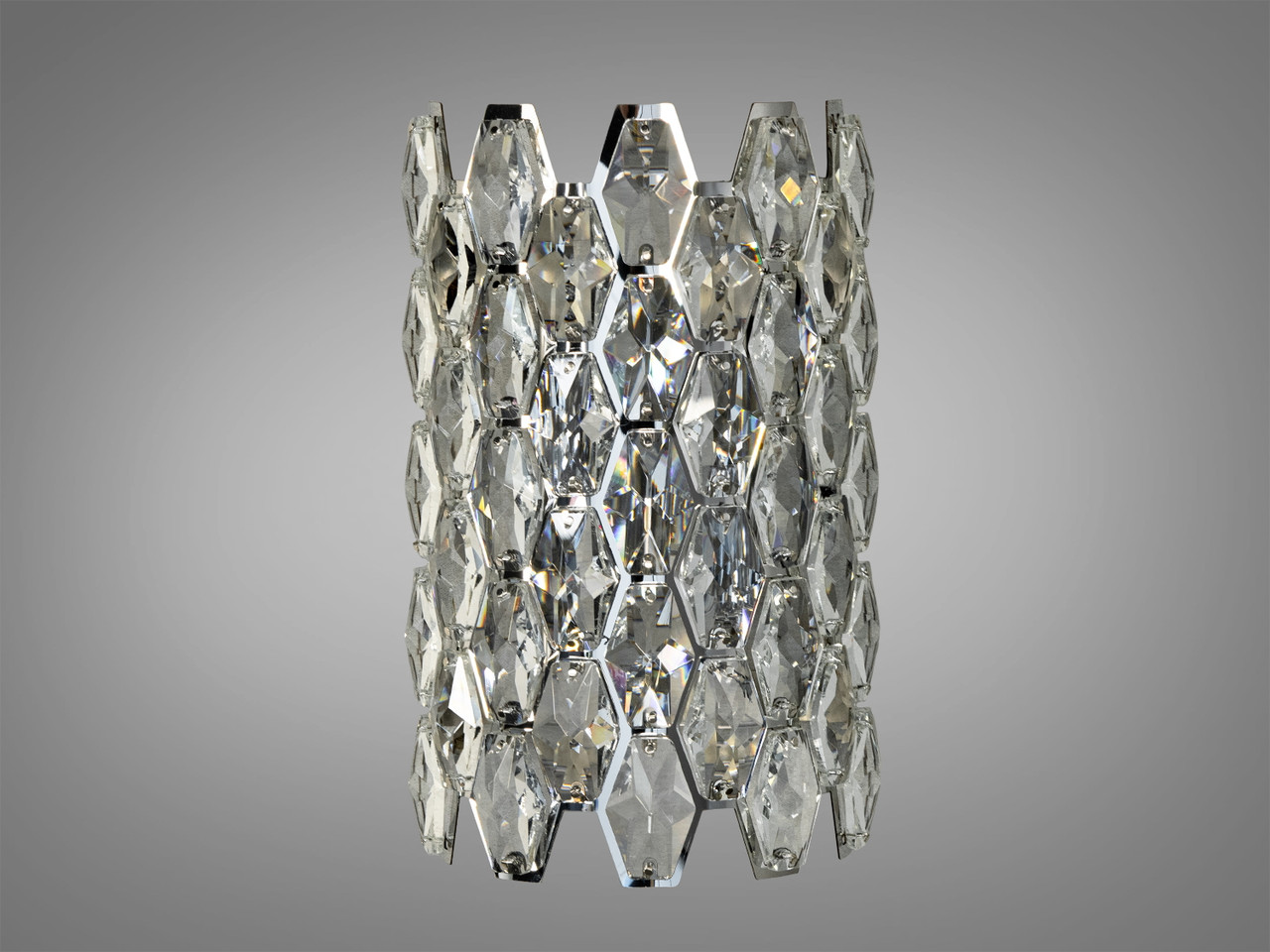 Настінний світильник Diasha кришталевий хром для вітальні та офісу 9136-B260CH