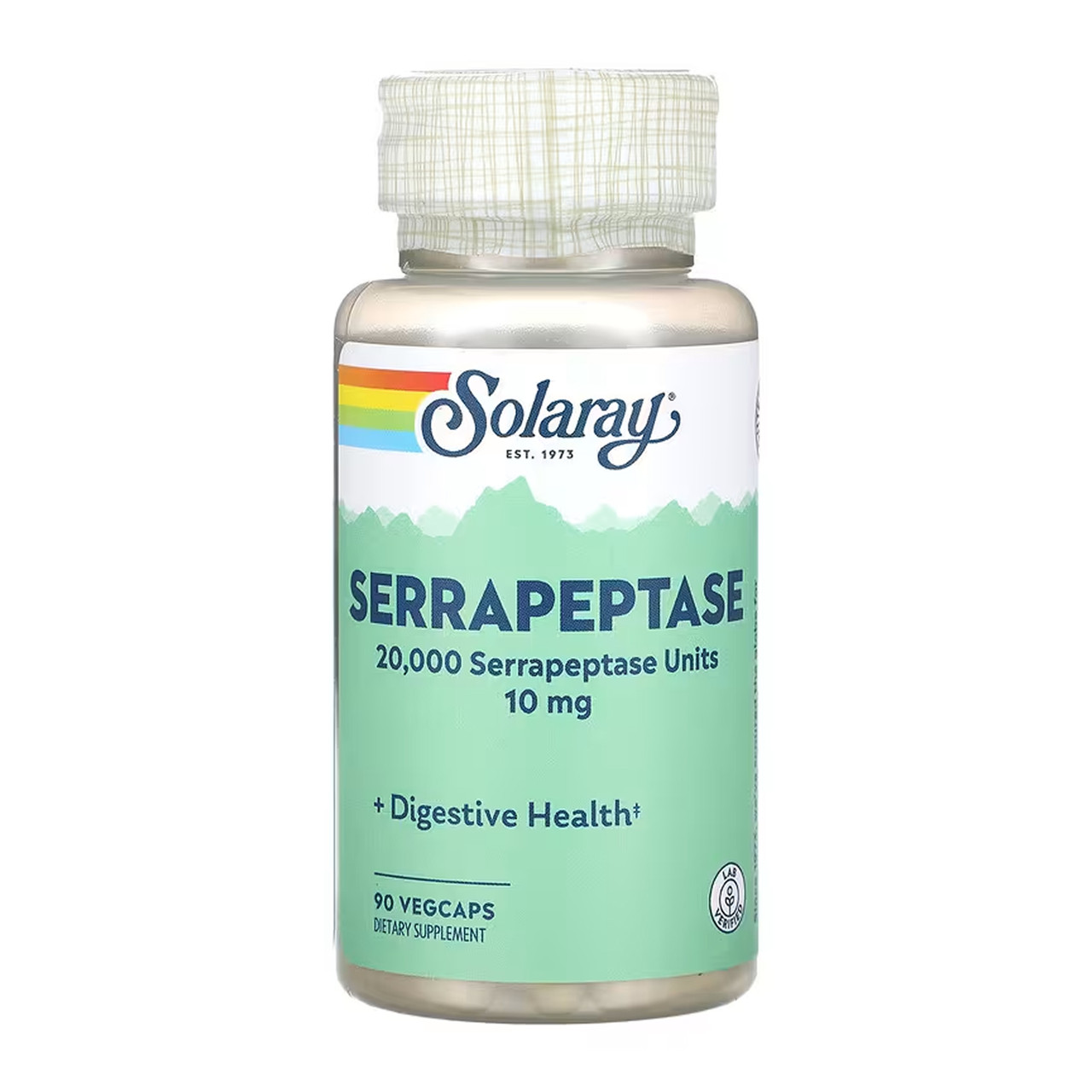 Serrapeptase 10mg - 90 vcaps, фото 1