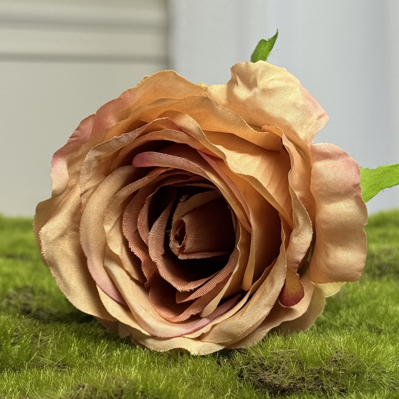 Троянда штучна чайна, 12 шт. Троянда діаметром 9 см, Штучна троянда для декору, Троянда штучна, фото 1