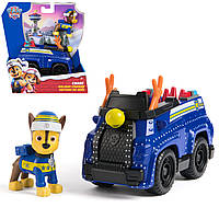 Paw Patrol Holiday Cruiser Chase Щенячий патруль святковий поліцейський крейсер автомобіль з водієм Чейз