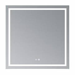 Дзеркало Qtap Mideya (MI1) 800x800 з LED-підсвічуванням Touch, з антизапотіванням, димером, рег. яскравості QT2078NCF808048477